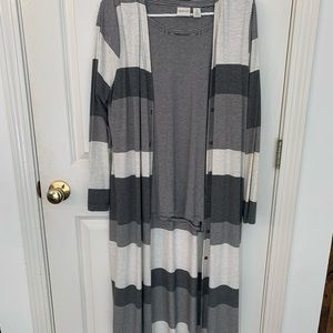 Chico’s Zenergy top with matching Duster